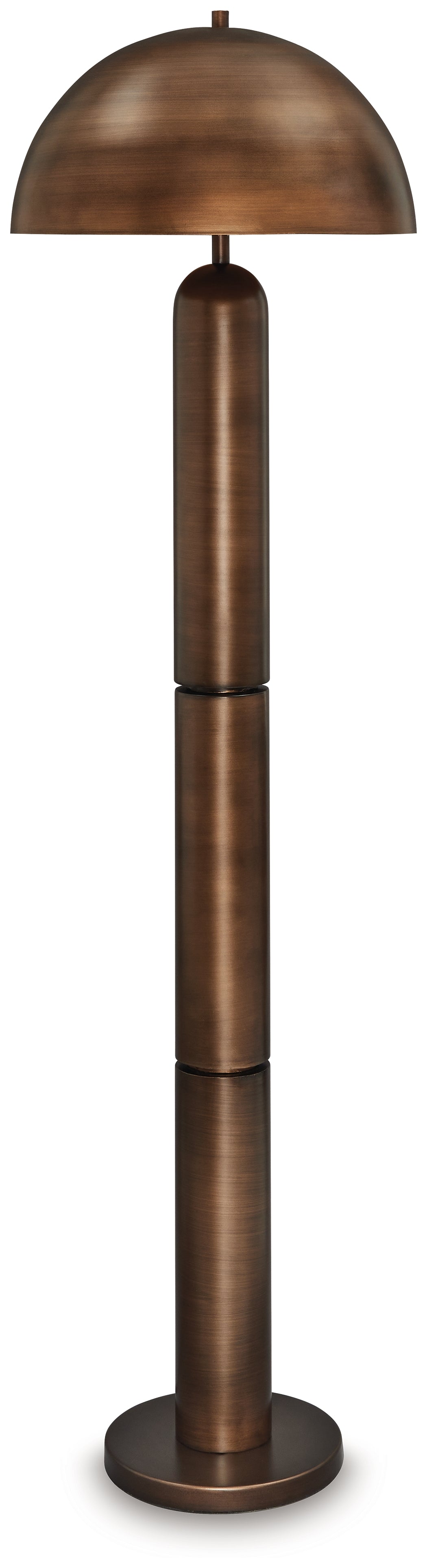 Auburndale Furniture Outlet - Ashley Furniture - Wendfield Lighting - Metal Table Lamp (1/CN) / Antique Copper Finish - L208434