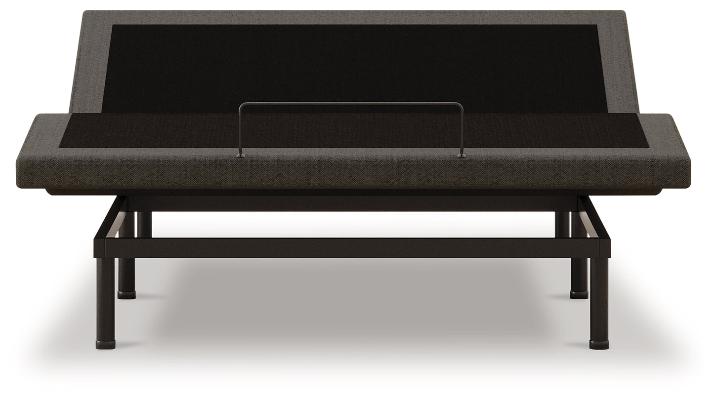 Auburndale Furniture Outlet - Ashley Furniture - Head/Foot Model - Better Queen Adjustable Base - Queen Adjustable Base / Charcoal Gray - M5X432