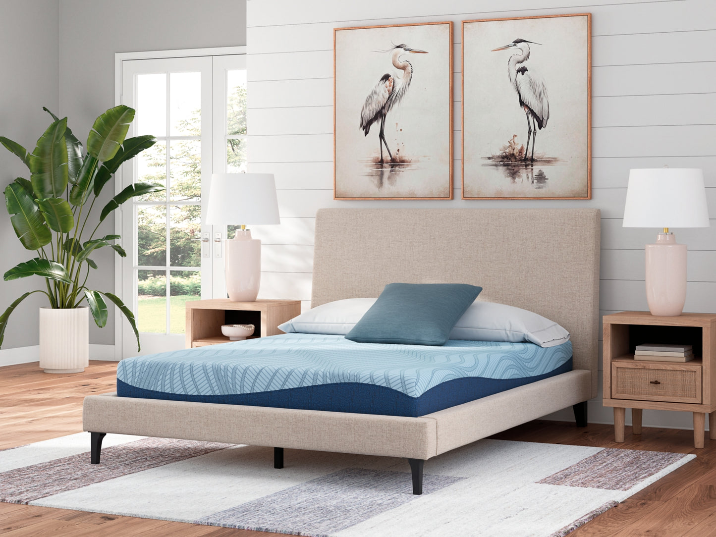 Auburndale Furniture Outlet - Ashley Furniture - Peak 2.0 8 Memory Foam Mattresses - Queen / White - M20431