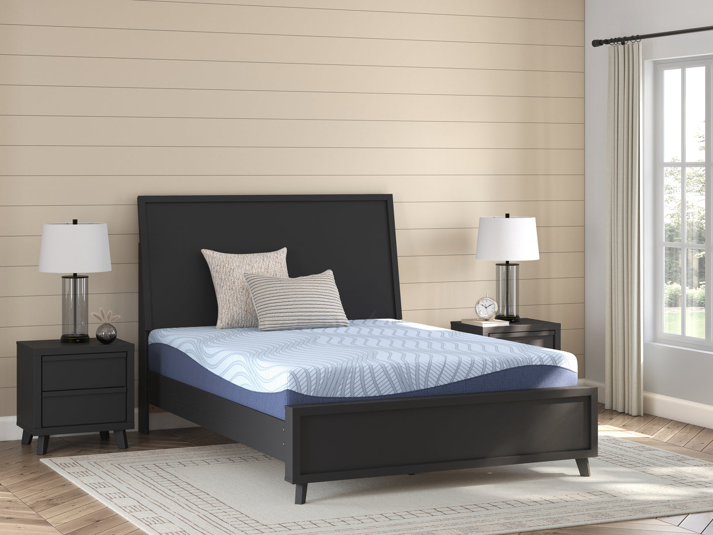 Auburndale Furniture Outlet - Ashley Furniture - Peak 2.0 10 Memory Foam Mattresses - California King / White - M20551