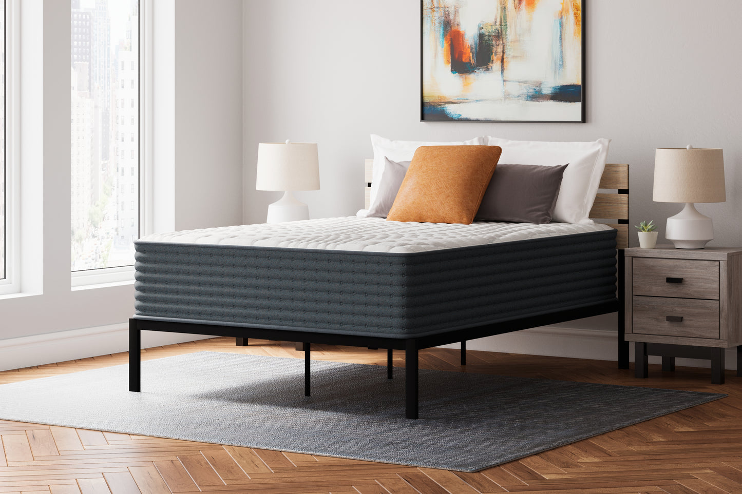 Auburndale Furniture Outlet - Ashley Furniture - Hybrid 1400 Mattresses - California King / White - M43751