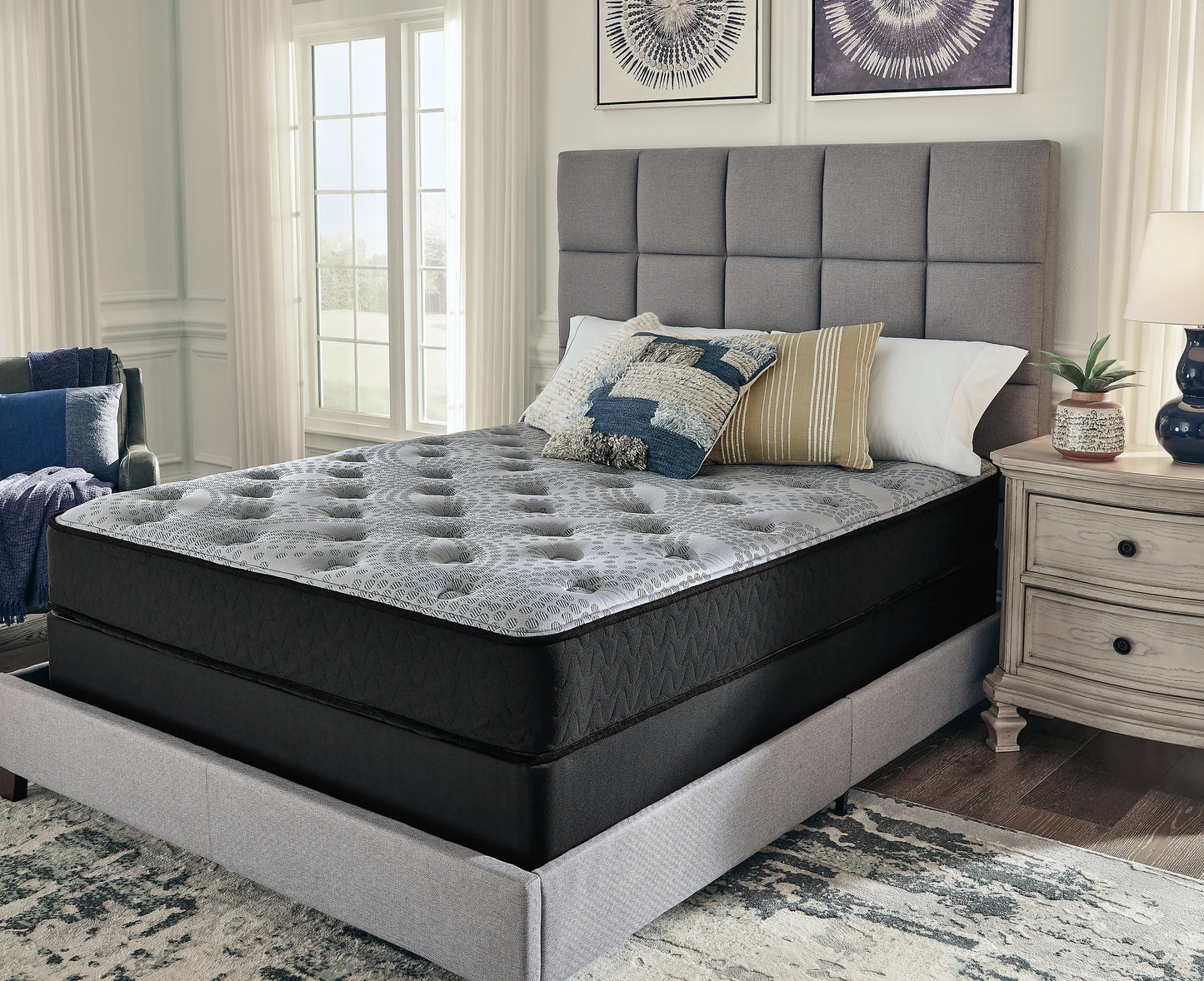 Auburndale Furniture Outlet - Ashley Furniture - Comfort Plus Mattresses - Full / Gray - M50921