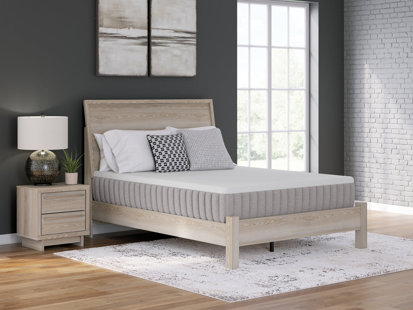 Auburndale Furniture Outlet - Ashley Furniture - Terra Sleep Medium Mattresses - California King / White - M52351