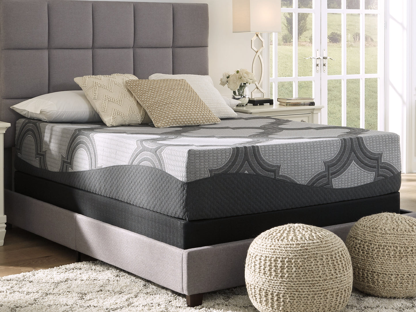 Auburndale Furniture Outlet - Ashley Furniture - 1100 Series Mattresses - Full / Gray - M52621