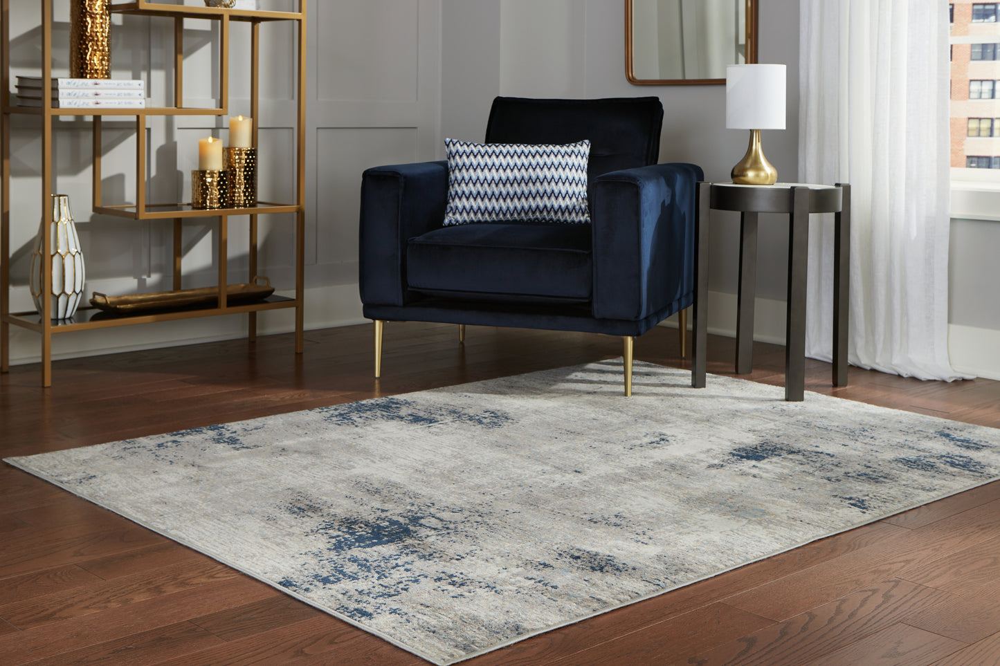 Auburndale Furniture Outlet - Ashley Furniture - Wrenstow Rug - 5'3" x 7'3" Rug / Multi - R403752