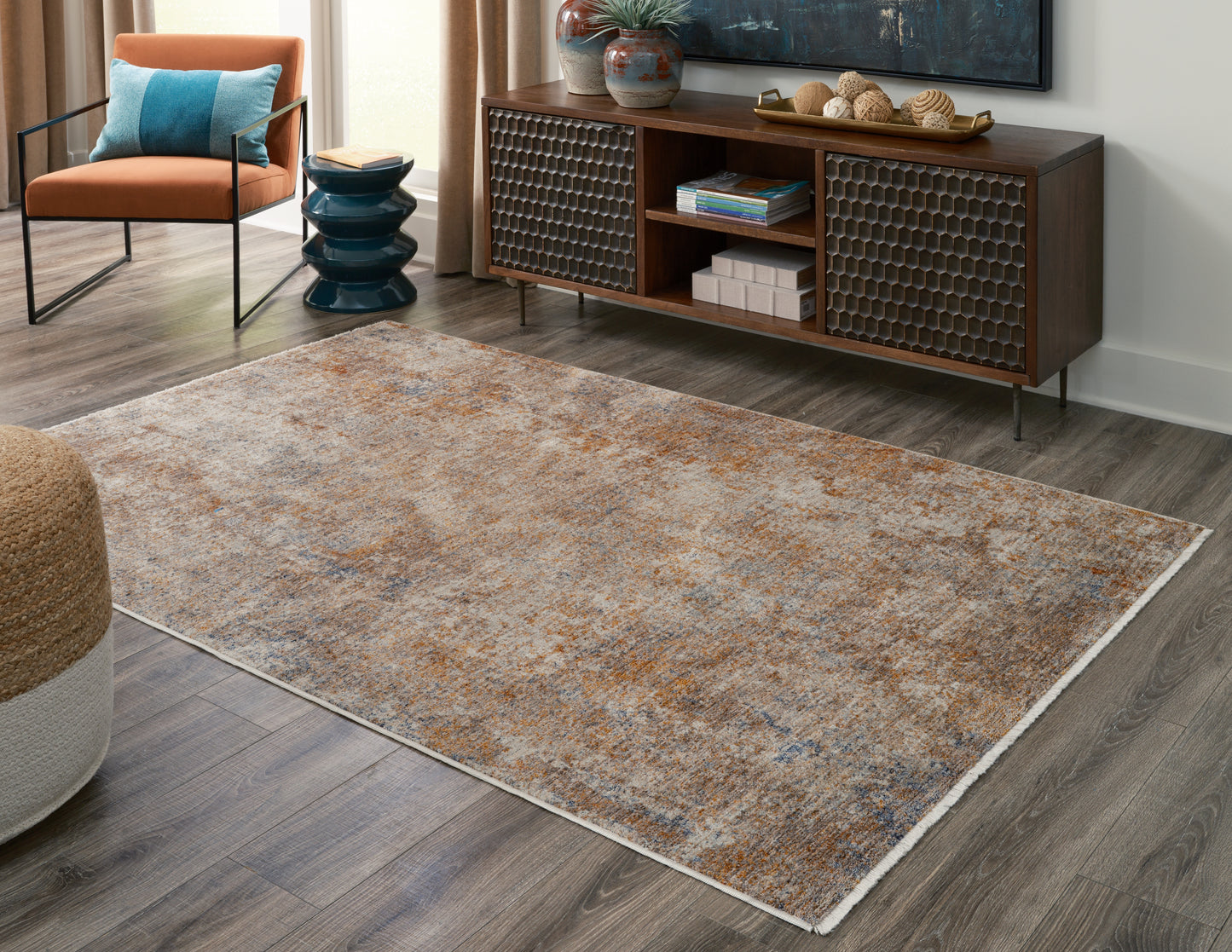 Auburndale Furniture Outlet - Ashley Furniture - Mauville Rug - 7'10" x 10'4" Rug / Multi - R405331