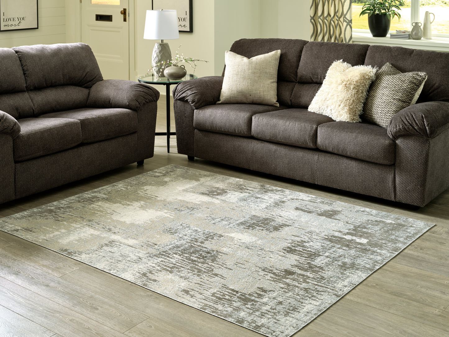 Auburndale Furniture Outlet - Ashley Furniture - Arriston Rug - 7'10" x 10' Washable Rug / Multi - R405561