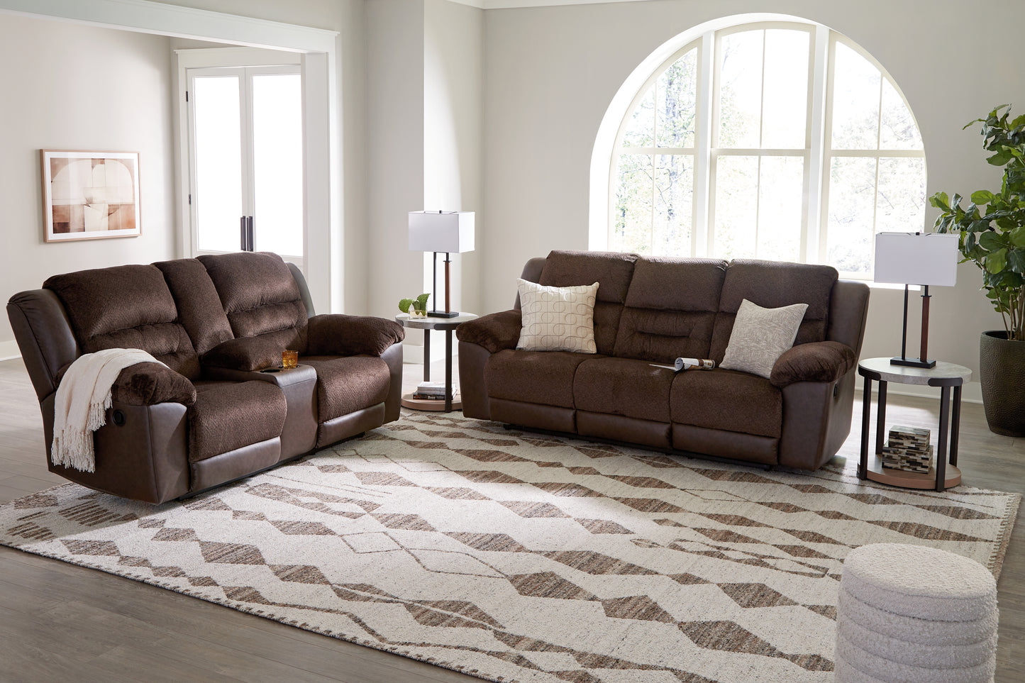 Auburndale Furniture Outlet - Ashley Furniture - Brettler Rug - 10' x 14' Rug / Beige/Brown - R406790