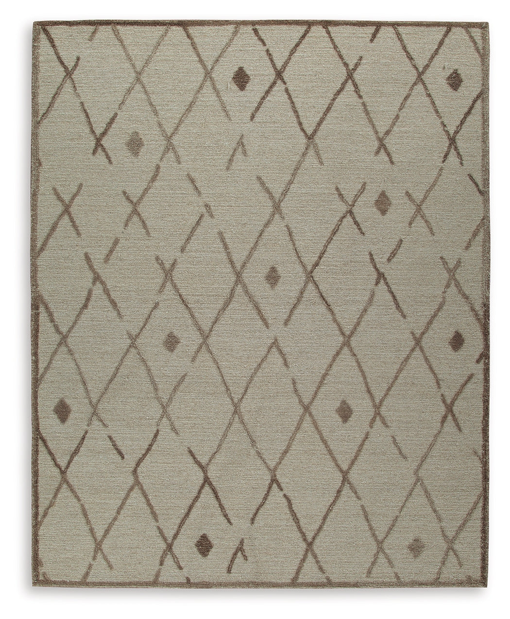 Auburndale Furniture Outlet - Ashley Furniture - Guyford Rug - 5' x 7' Rug / Beige/Brown - R406872