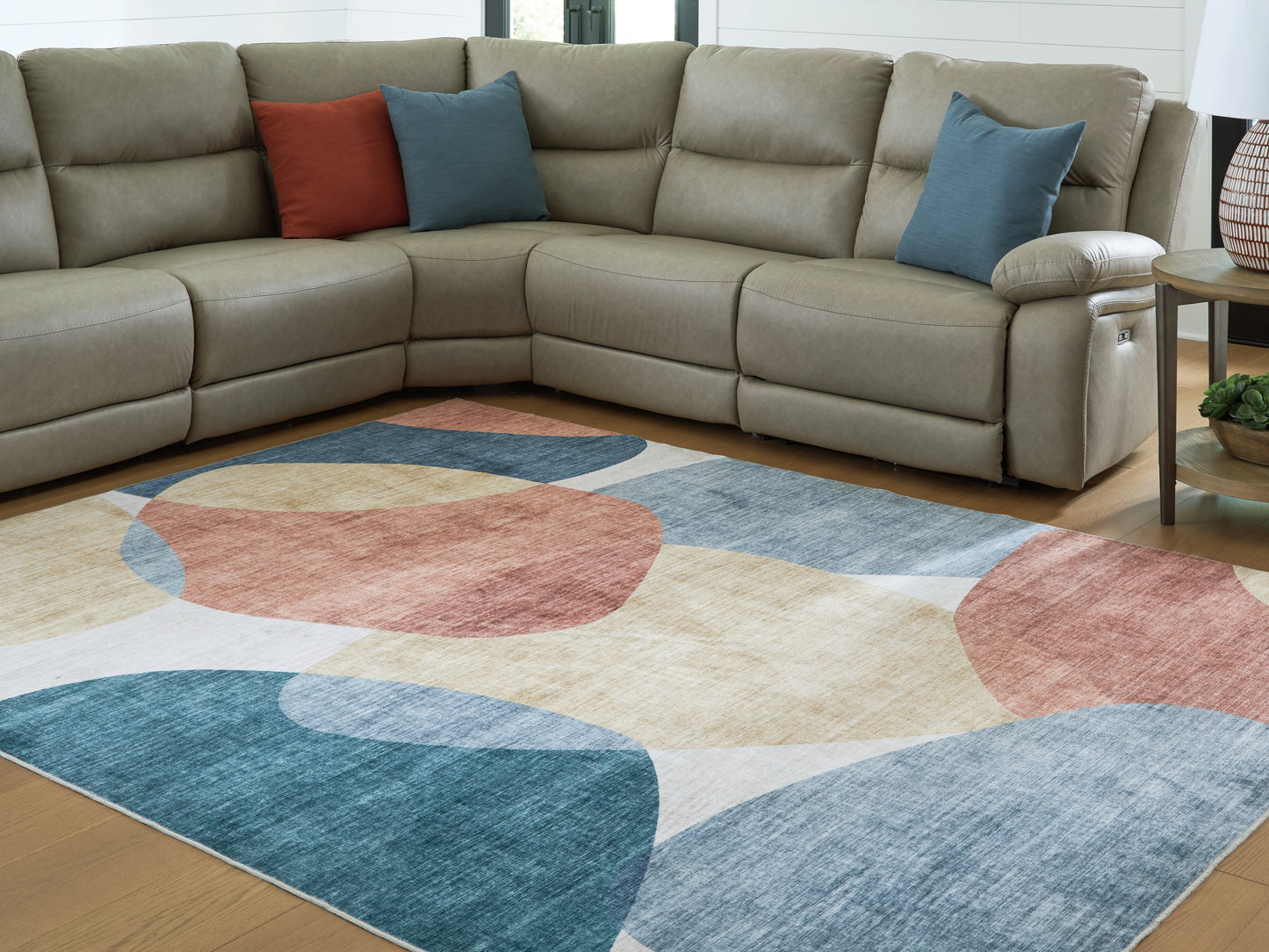 Auburndale Furniture Outlet - Ashley Furniture - Chanleigh Rug - Washable 7'6" x 9'6" Area Rug / Multi - R407371