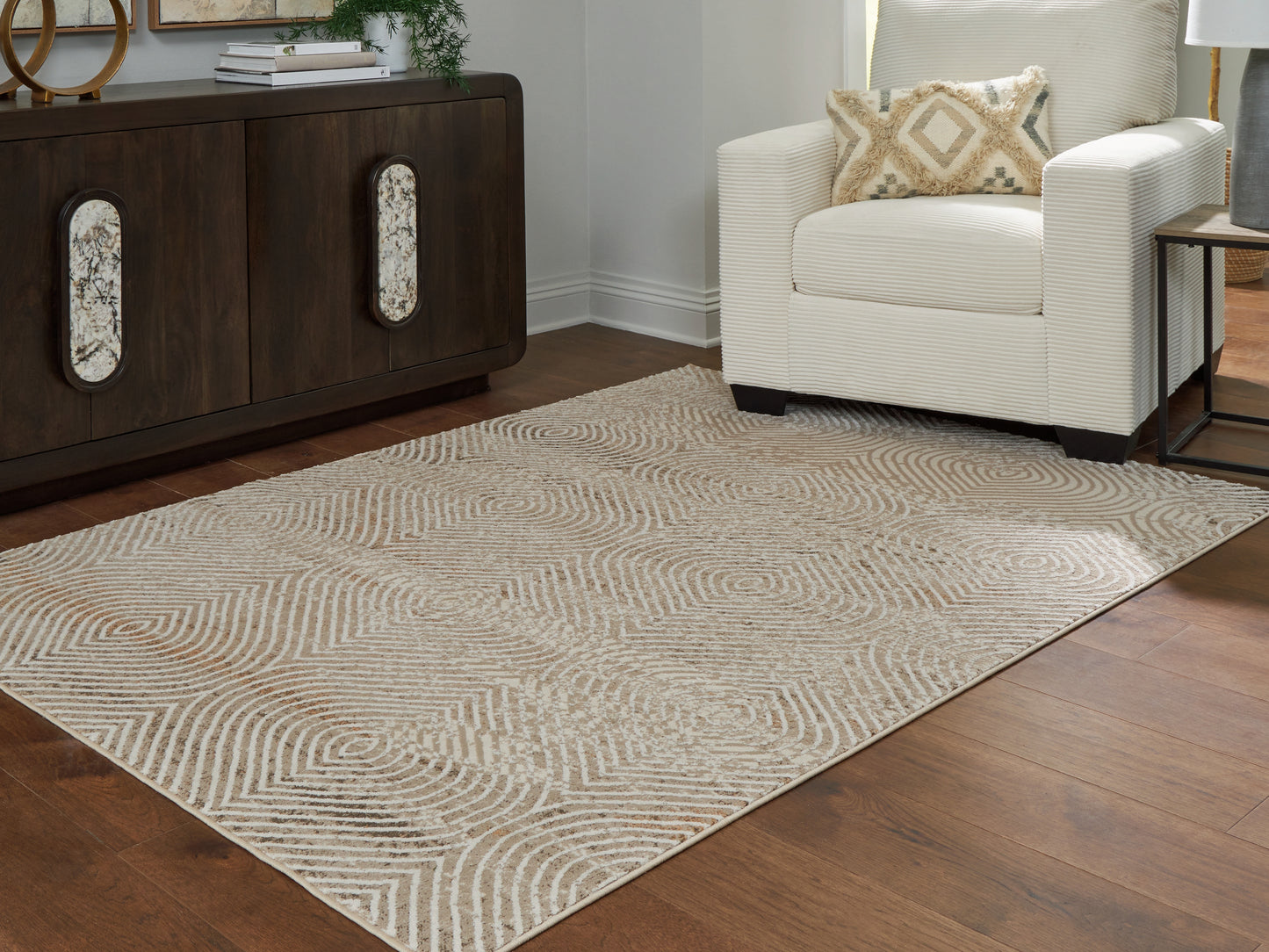 Auburndale Furniture Outlet - Ashley Furniture - Bachus Rug - 5'3" x 7' Area Rug / Multi - R407752