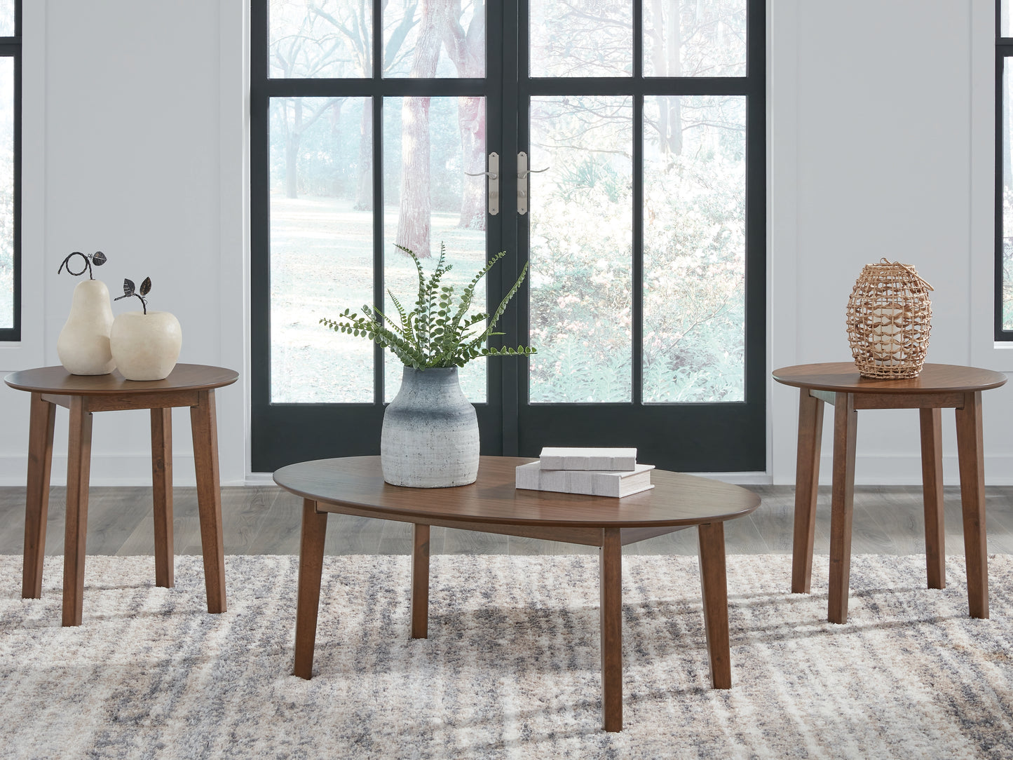 Auburndale Furniture Outlet - Ashley Furniture - Gordonay Table (Set of 3) - Occasional Table Set (3/CN) / Brown - T155-13