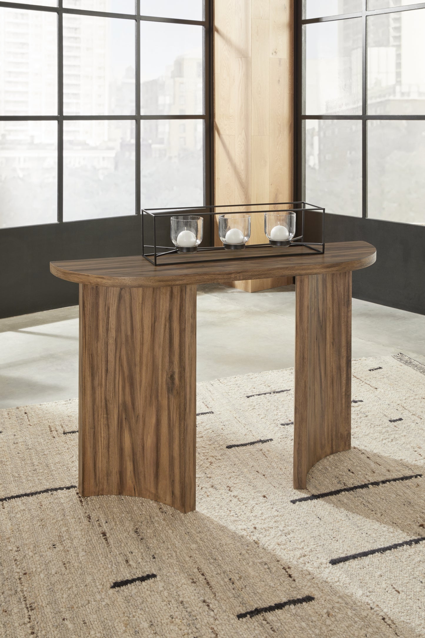 Auburndale Furniture Outlet - Ashley Furniture - Austanny Sofa Table - Sofa Table / Warm Brown - T683-4