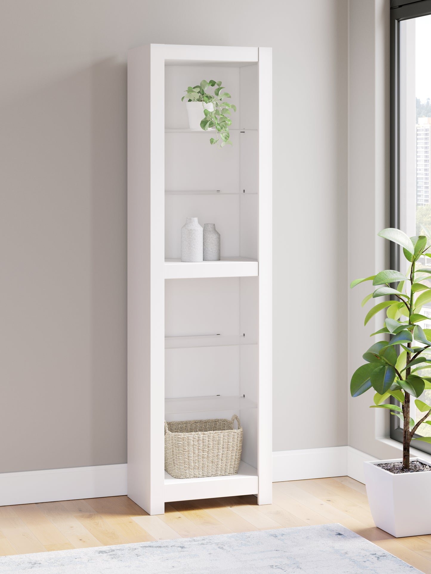 Auburndale Furniture Outlet - Ashley Furniture - Brollevi Entertainment Center - 3-Piece Entertainment Center / White - W2722W1