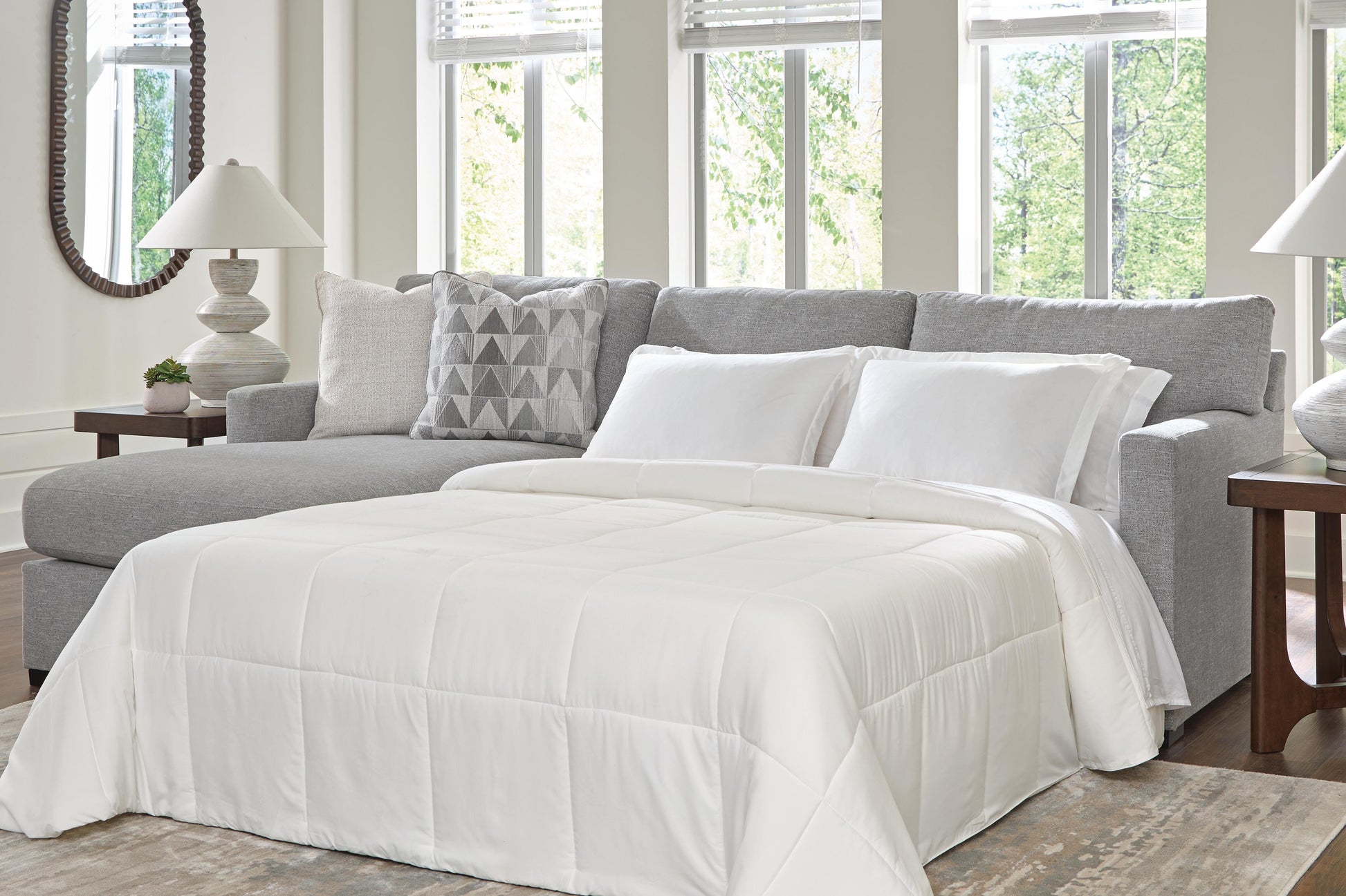 Auburndale Furniture Outlet - Ashley Furniture - UrbanCrest 2-Piece Sleeper Sectional with Chaise - 2-Piece Sleeper Sectional with Chaise - PC20804S4