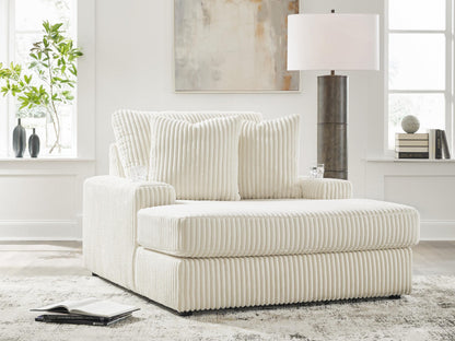 Auburndale Furniture Outlet - Ashley Furniture - Lindyn Living Room - Chaise / Ivory - 2110415