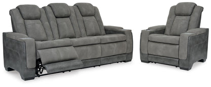 Auburndale Furniture Outlet - Ashley Furniture - Next-Gen Durapella Power Reclining Sofa and Power Recliner - Power Reclining Sofa and Power Recliner - 22004U3