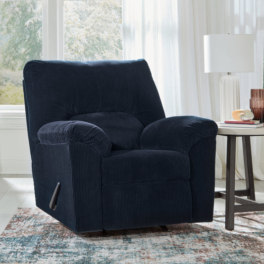 Auburndale Furniture Outlet - Ashley Furniture - SimpleJoy Living Room - Loveseat / Navy - 2420535