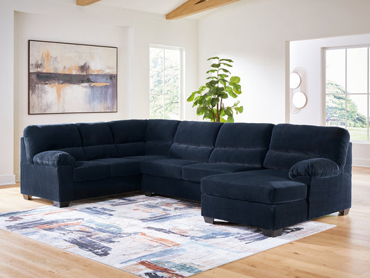 Auburndale Furniture Outlet - Ashley Furniture - SimpleJoy Sectional - LAF 3-Piece Sectional with Chaise - 24205S2