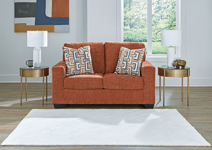 Auburndale Furniture Outlet - Ashley Furniture - Aviemore Living Room - Loveseat / Spice - 2430435