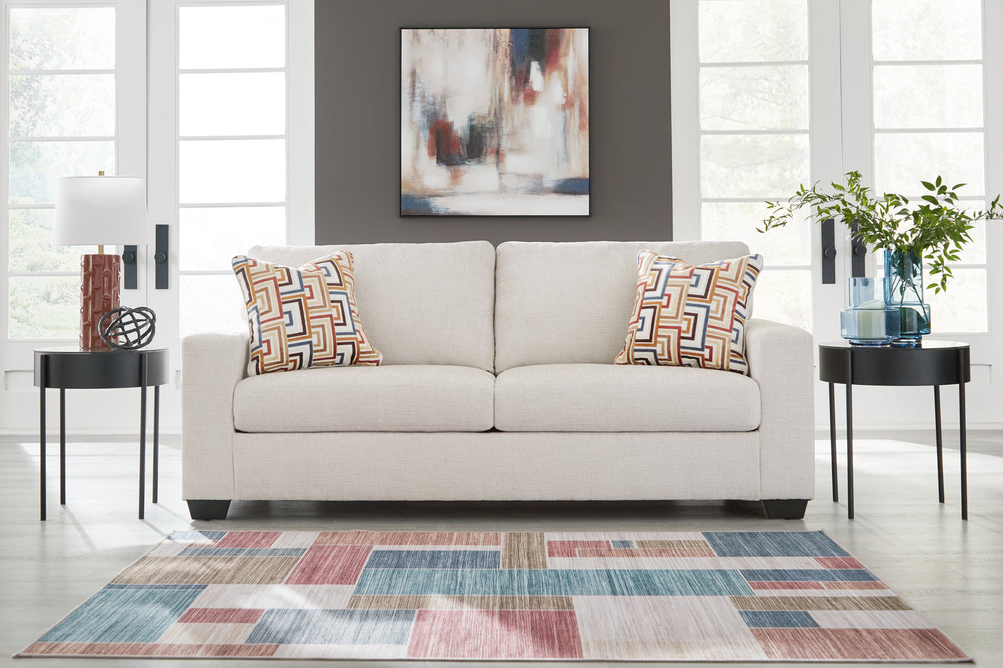 Auburndale Furniture Outlet - Ashley Furniture - Aviemore Living Room - Sofa / Stone - 2430538
