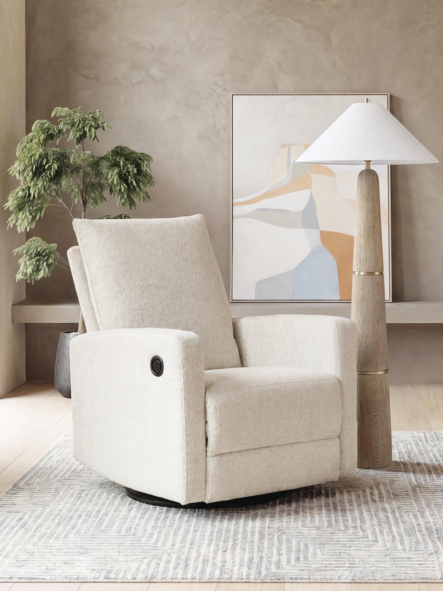 Auburndale Furniture Outlet - Ashley Furniture - Oaklynn-Manor Living Room - Swivel Glider Recliner - PC2440461