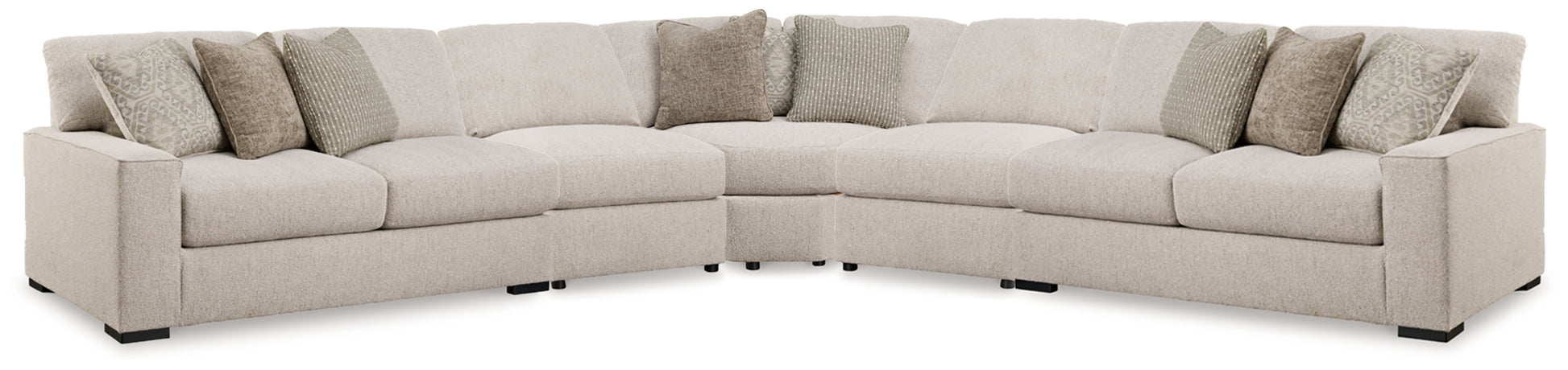 Auburndale Furniture Outlet - Ashley Furniture - Ballyton Sectional - RAF 3-Piece Sectional / Sand - 25102S1