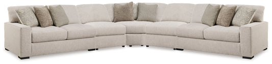 Auburndale Furniture Outlet - Ashley Furniture - Ballyton Sectional - RAF 3-Piece Sectional / Sand - 25102S1