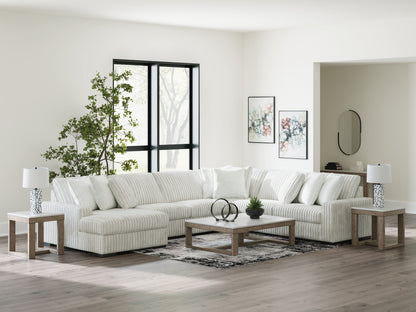 Auburndale Furniture Outlet - Ashley Furniture - Stupendous Sectional - RAF 5-Piece Sectional with Chaise / Alloy - 25903S8