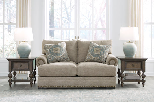 Auburndale Furniture Outlet - Ashley Furniture - Galemore Living Room - Chair and a Half / Quarry - 2700423
