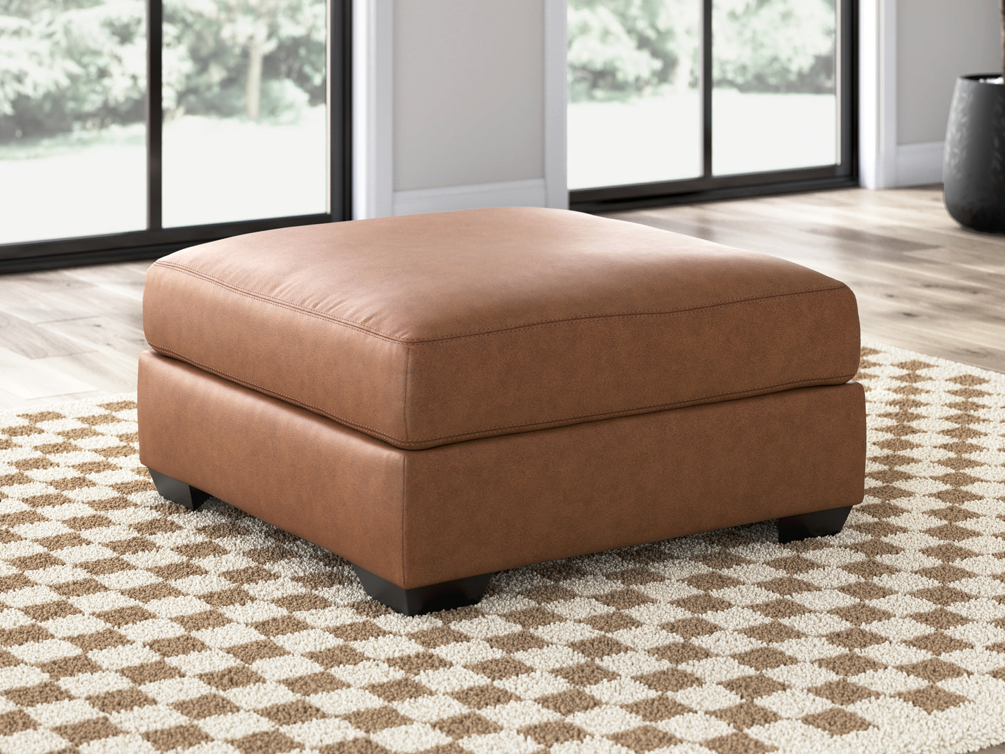 Auburndale Furniture Outlet - Ashley Furniture - WillowBend Living Room - Oversized Accent Ottoman / Caramel - PC2770408