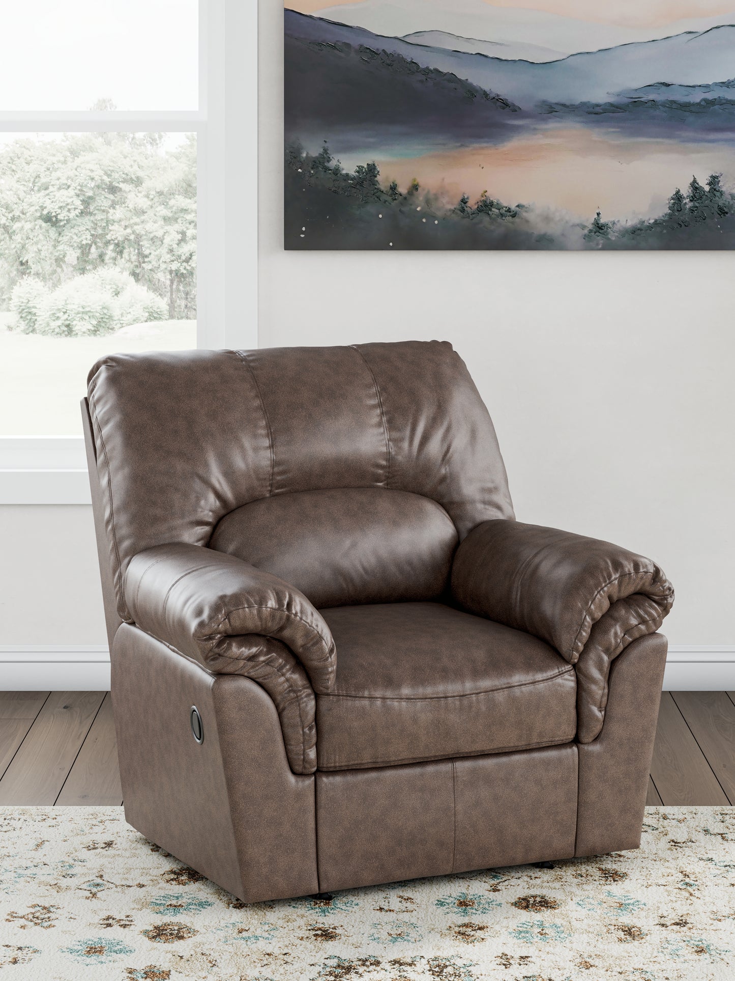 Auburndale Furniture Outlet - Ashley Furniture - WillowBend Living Room - Rocker Recliner / Umber - PC2770525
