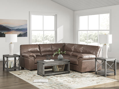 Auburndale Furniture Outlet - Ashley Furniture - WillowBend Sectional - RAF 2-Piece Sectional / Umber - PC27705S1