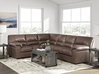 Auburndale Furniture Outlet - Ashley Furniture - WillowBend Sectional - LAF 3-Piece Sectional / Umber - PC27705S4