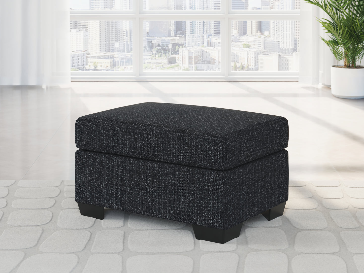Auburndale Furniture Outlet - Ashley Furniture - Jasmine Peaks Living Room - Ottoman / Coal - 2890414