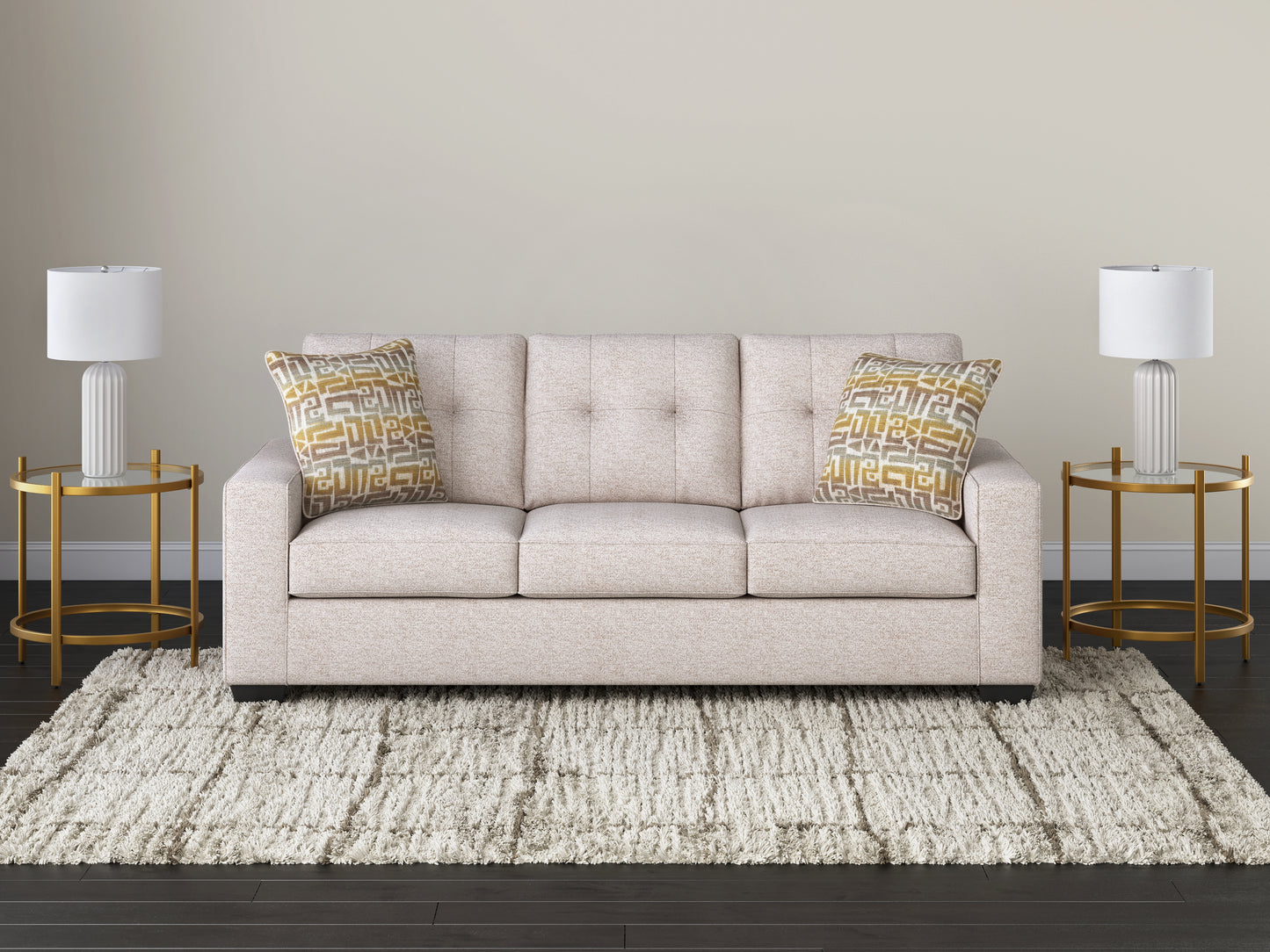 Auburndale Furniture Outlet - Ashley Furniture - Larimer Living Room - Sofa / Stone - PC2920338