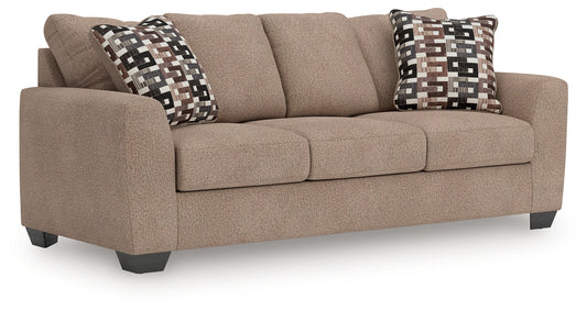 Auburndale Furniture Outlet - Ashley Furniture - Triston-Peaks Living Room - Queen Sofa Sleeper / Suede - 3020439