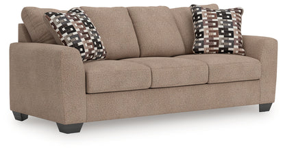 Auburndale Furniture Outlet - Ashley Furniture - Triston-Peaks Living Room - Queen Sofa Sleeper / Suede - 3020439