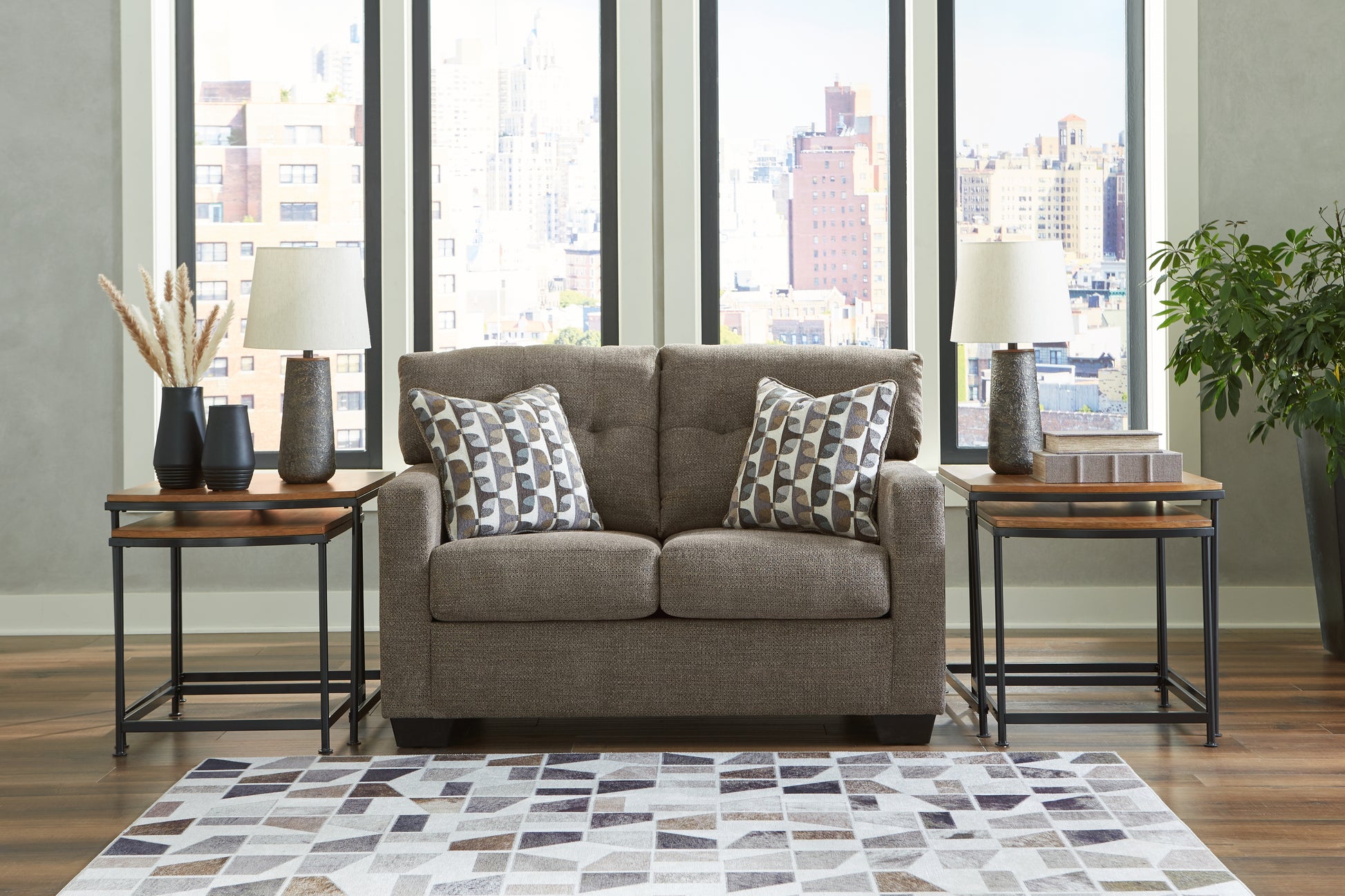 Auburndale Furniture Outlet - Ashley Furniture - Mahoney Living Room - Full Sofa Sleeper / Pebble - 3100436