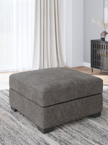 Auburndale Furniture Outlet - Ashley Furniture - Olten Living Room - Oversized Accent Ottoman / Graphite - 3130508