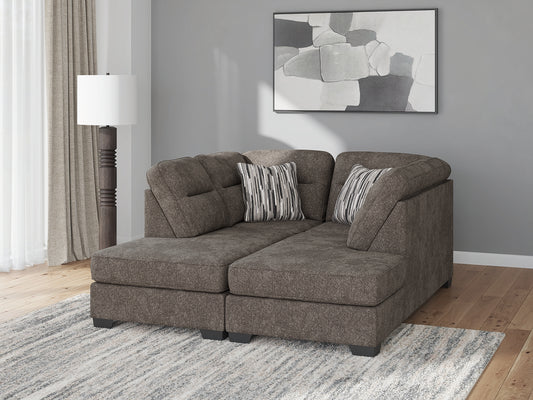 Auburndale Furniture Outlet - Ashley Furniture - Olten Sectional - LAF 2-Piece Sectional with Chaise / Mocha - 31304S2