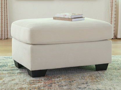 Auburndale Furniture Outlet - Ashley Furniture - Greenbriar Living Room - Ottoman / Ivory - PC3200614