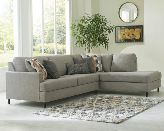 Auburndale Furniture Outlet - Ashley Furniture - Santasia Sectional - LAF 2-Piece Sectional with Chaise - 33301S1