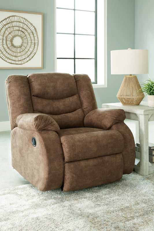 Auburndale Furniture Outlet - Ashley Furniture - Partymate Living Room - Rocker Recliner / Brindle - 3690225