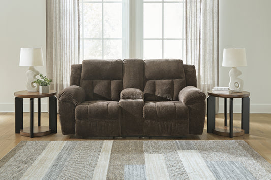 Auburndale Furniture Outlet - Ashley Furniture - Frohn Living Room - Reclining Sofa / Chocolate - 3740788