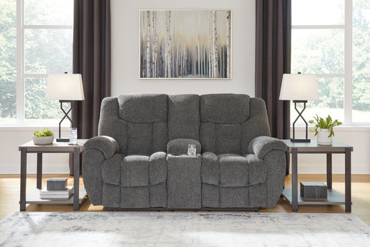 Auburndale Furniture Outlet - Ashley Furniture - Foreside Living Room - Rocker Recliner / Charcoal - 3810425