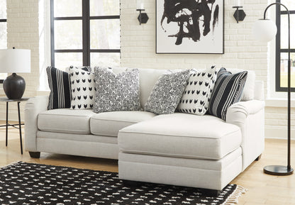 Auburndale Furniture Outlet - Ashley Furniture - Huntsworth Sectional - RAF 2-Piece Sectional with Chaise / Dove Gray - 39702S2