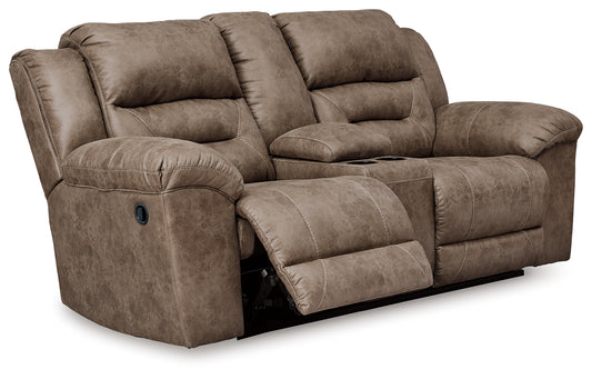 Auburndale Furniture Outlet - Ashley Furniture - Stoneland Living Room - Power Rocker Recliner / Fossil - 3990598