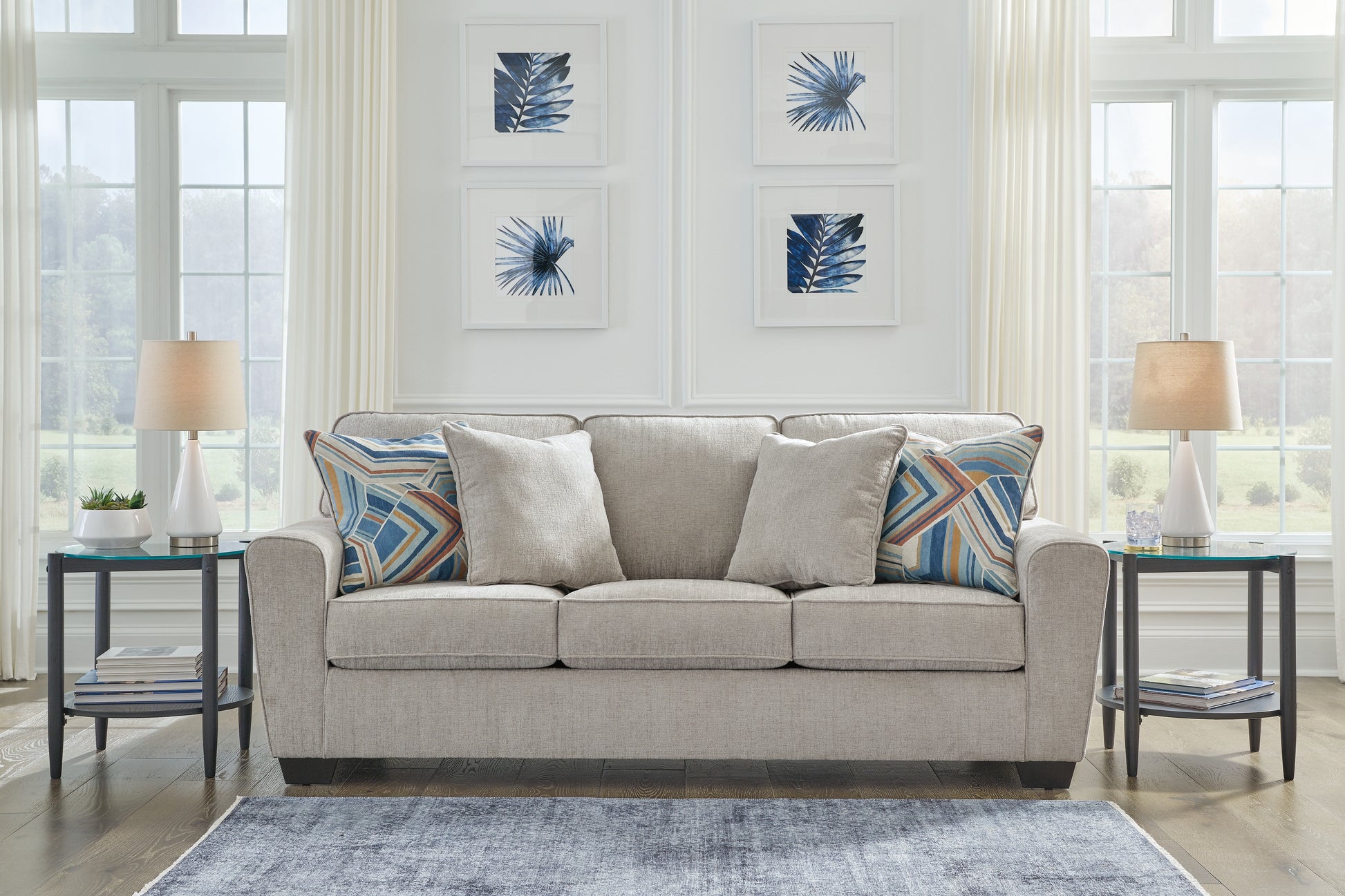 Auburndale Furniture Outlet - Ashley Furniture - Cashton Living Room - Sofa / Ice - 4060638