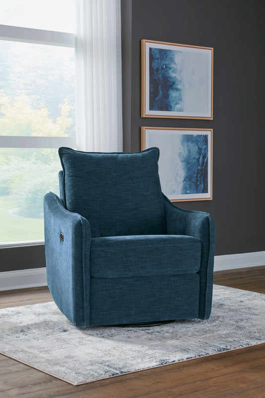 Auburndale Furniture Outlet - Ashley Furniture - McBurg Living Room - Swivel Power Recliner / Taupe - 4480228